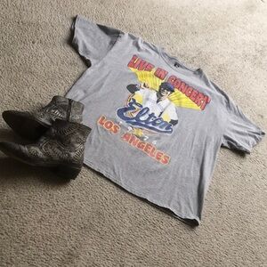ELTON JOHN/1975 LOS ANGELES TOUR TEE SHIRT/NEW
